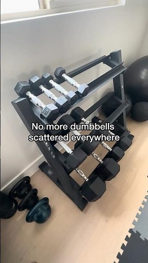 The Home Gym Upgrade I Wish I Bought Sooner 💪 | Heavy-Duty Dumbbell Rack Review