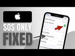 How To Fix SOS Only On iPhone - Solved!