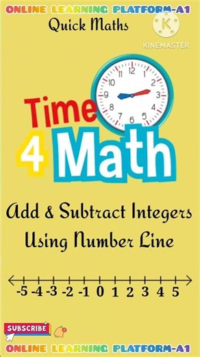 Adding & Subtracting Integers Using Number Line | Easy Maths Trick #shorts #shortsfeed #mathshorts