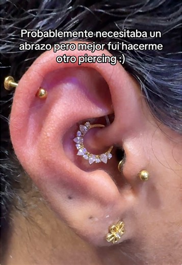 Mejor otro piercing: daith piercing en la oreja