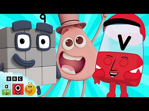 The Friendly Trio: Alphablocks, Numberblocks and Colourblocks Unite | @LearningBlocks - Videos For Kids