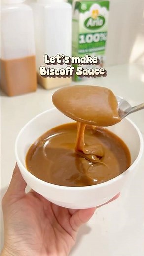 🌻How to make Biscoff sauce?🌻 #biscoff #biscoffspread #biscoffsauce #biscofftutorials
