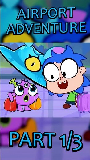 Luggage suitcase 🧳 Airport adventure PART 1 🛫 Educational kids songs #forkids #learning