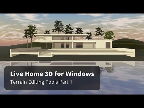 Terrain Editing Tools Part 1 - Live Home 3D for Windows Tutorial