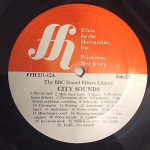 Unknown Artist - The BBC Sound Effects Library - CITY SOUNDS