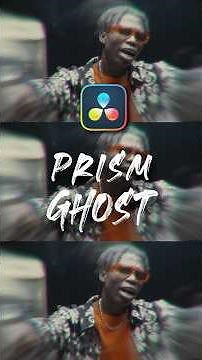 How to create Prism Ghost effect in Davinci Resolve #tutorial #davinciresolve #effects #musicvideo