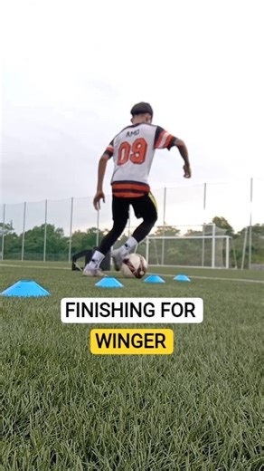 Finishing Session as a winger #football #soccertraining #soccer