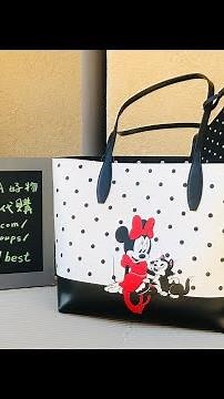 Kate Spade ☜UNBOXING☞ disney x kate spade new york minnie mouse tote bag / K4643