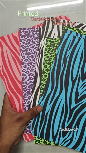 Printed cardstock Paper printed Animal print #cardstockpaper #photopaper #coloredpaper #art #diy