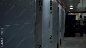 gimbal walkthrough prison cell block housing unit jail hallway 4k