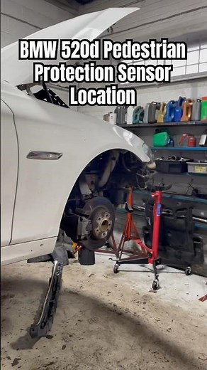 2011 BMW 520D Pedestrian Protection Sensor Location #bmw #520d #mechanic #garage #repair #automobile