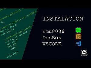 Como Instalar EMU8086 | DosBox y MASM | Extension de Assembler en Visual Studio Code