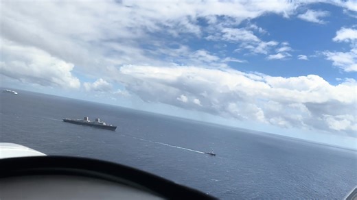 163K views · 4.3K reactions | Aerial view of SS United States under...