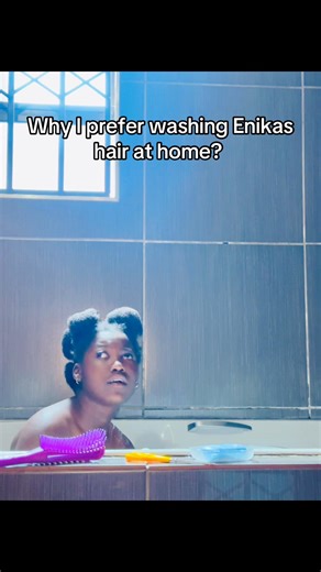 I really love washing Enikas hair myself. ❤️❤️#creatorsearchinsights #foryoupage #fypシ #fy #goviralvideo