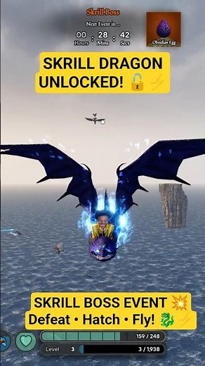 Skrill Dragon Unlocked! �� How to Train Your Dragon Roblox – New Update