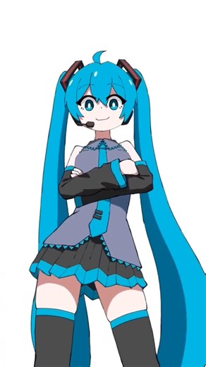 From Miku Anime to Cosplay in Seconds! ✨ #shorts #hatsunemiku