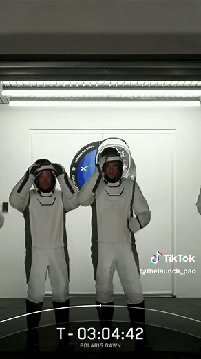 SpaceX Polaris Dawn Crew Launch Walkout