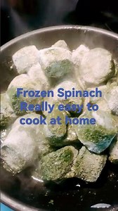 frozen Spinach really easy to cook at home 👌👍😋👌👍😋