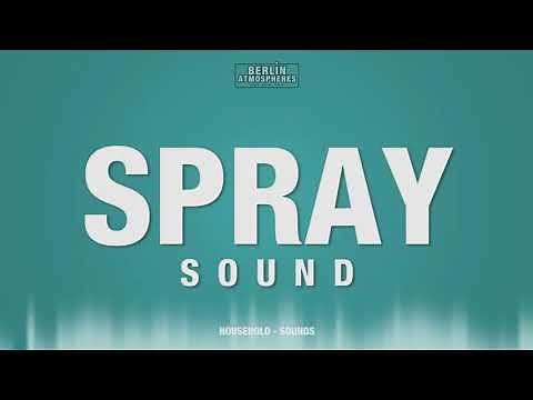 Spray SOUND EFFECT - Spraying Deodorant Perfume Water SOUNDS Nebulizer Atomizer Zerstäuber SFX