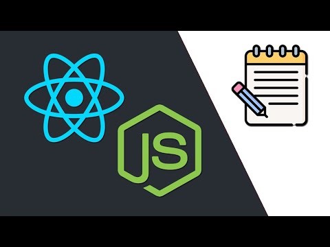 A Note Taking App in Visual Studio Code IDE with React and Node