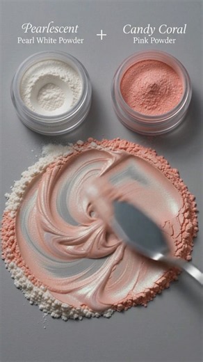 The most satisfying powder color mix you'll watch today! #ASMR #ColorMixing #PowderMixing
