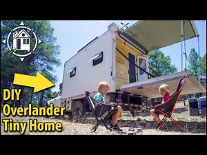 A family lives full time in here? Box truck Overlander 4X4