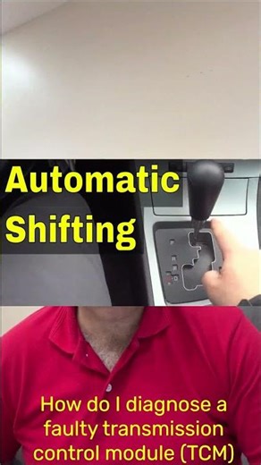 How do I diagnose a faulty transmission control module TCM? #qatar#adnanbutt#bahrain#kuwait#pakistan