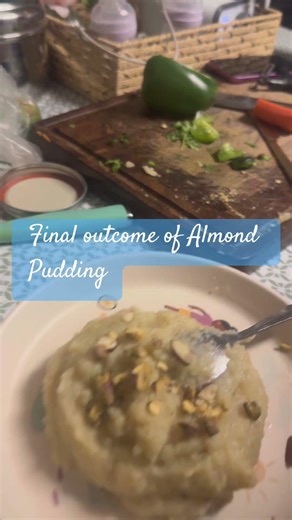Almond Pudding That Looks Fancy but Takes Minutes!#easyrecipe #quickdessert