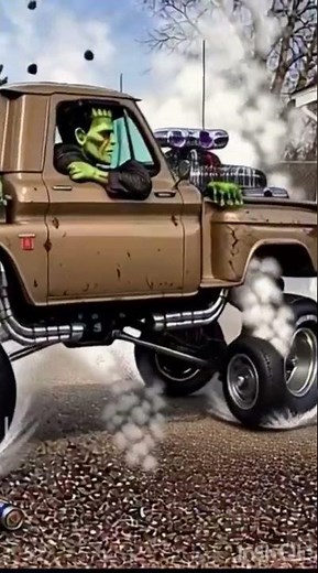 RAT FINK FRANKENSTEIN C10 #c10 #automobile #nostalgia #classictrucks #ratfink