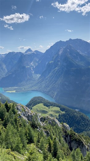 Königssee is one of Germany’s most breathtaking alpine lakes, located in southeastern Bavaria near the Austrian border. It sits inside the Berchtesgaden National Park, surrounded by dramatic limestone cliffs and emerald-green water that looks almost unreal. #fblifestyle | The amazing places