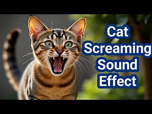 Cat Screaming Sound Effect 😱 | Loud Cat Screaming Noise | Scary Cat Meow