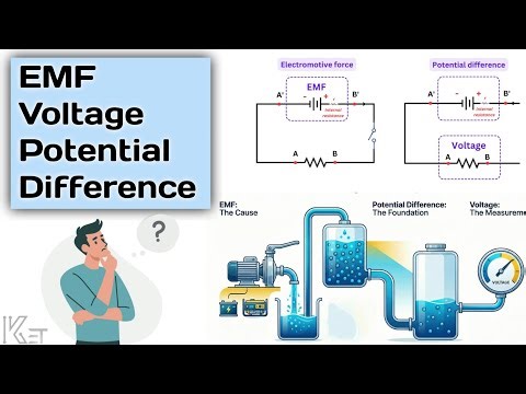 What is Voltage EMF & PotentialDifference | Electric current in Odia 