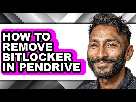 How to Remove Bitlocker in Pendrive - Full Guide