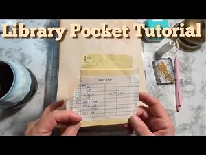 Mass-Make Monday: Library Pocket tutorial