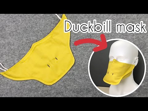 How to make a cute duckbill mask//Templates available for download