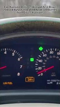 Car Auction Online - Virtual Test Drive 2001 LEXUS LS 430 JTHBN30F510012709 Twin Cities Auctions