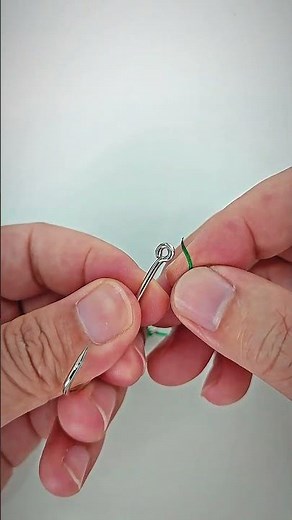 🐟带孔双鱼钩快速绑法🐟Quick binding method with perforated double hook🐟