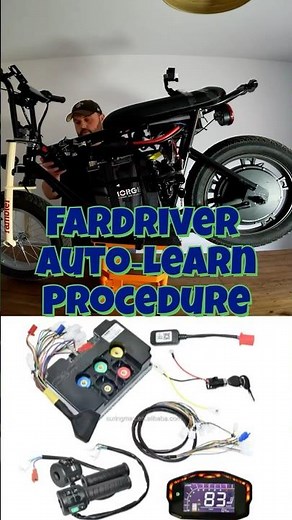 Fardriver Auto‑Learn Procedure#Fardriver#AutoLearn #FardriverSetup#EbikeConversionKit#ThrottleTuning