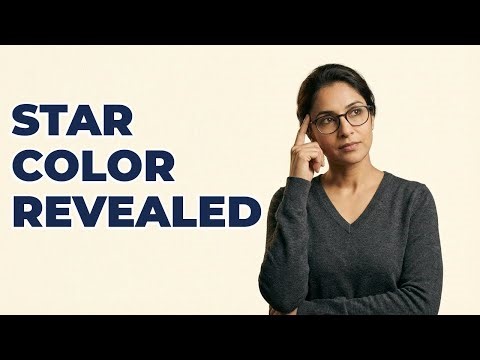 What stellar classification links temperature to star color?