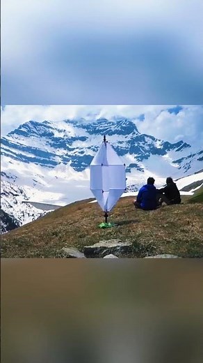 This Mini Wind Turbine Generates Electricity! ⚡🌬️ | #shorts