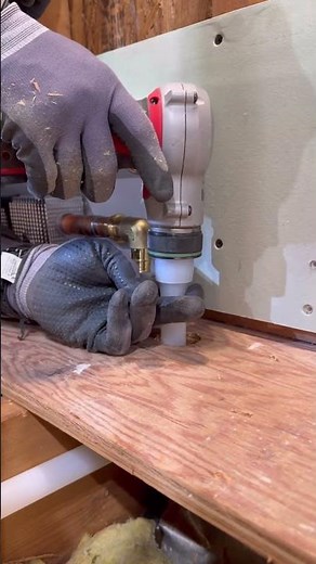 PEX Plumbing is so Easy! #diy #tools #construction