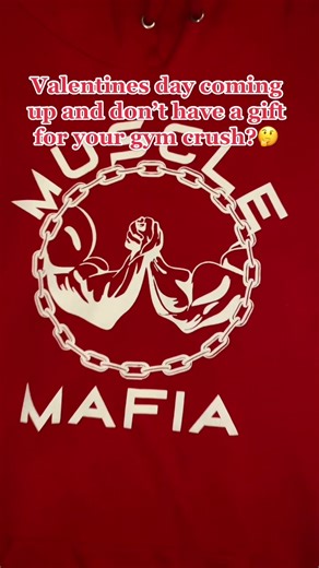 Get them a muscle mafia hoodie💪❤️#fyp#valentinesday #gymlove#smallbusiness #dopehoodies #greenscreenvideo #greenscreen