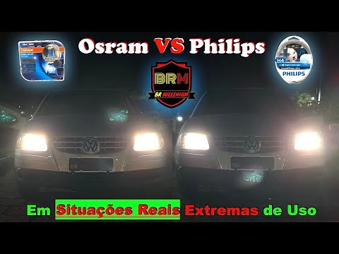 Philips Crystal Vision Ultra vs Osram Cool Blue Intense - Lâmpada Super Branca