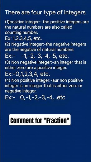 #Type of #Integers