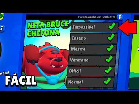 HOW TO DEFEAT NITA BRUCE THE BOSS IN BRAWL STARS!