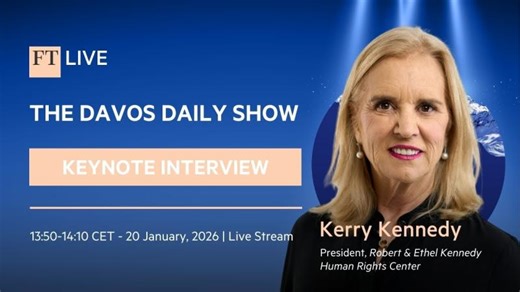 Keynote Interview: Kerry Kennedy | Davos Daily Show | FT Live
