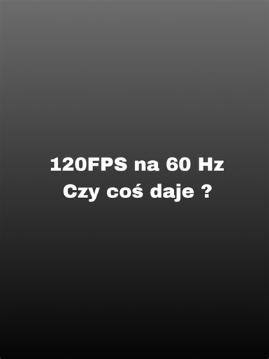 Czy wyłączenie limitu FPS w grach ma sens, jeśli Twój monitor ma tylko 60 Hz? 🖥️ Większość graczy uważa, że wyświetlanie większej liczby klatek niż częstotliwość odświeżania ekranu to strata mocy karty graficznej. To duży błąd! ❌ W tym filmie dowiesz się, jak działa czas reakcji (input lag) i dlaczego 120 FPS lub nawet 180 FPS na monitorze 60 Hz drastycznie zmniejsza opóźnienia. Zobacz różnicę między zablokowanymi klatkami (60 FPS lock) a pełną wydajnością procesora i karty graficznej. Dowiedz 