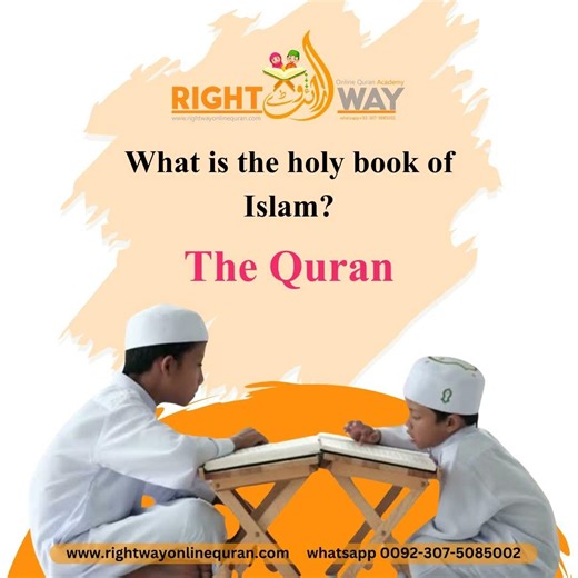 The Holy Book of Islam is the Quran — a guide, a mercy, a light for humanity. ✨he Quran —