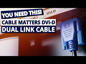 Unleash 144Hz & 2K Resolution! | Cable Matters DVI D Dual Link Cable Review & Setup