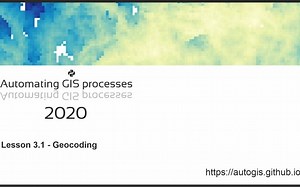 AutoGIS 2020 Lesson 3.1 - Geocoding(地理编码)